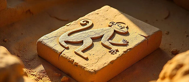 Aztec Sign: the Monkey