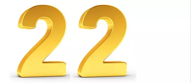 Numerological personality of the 22